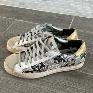 P448 Snake print sneakers size 38/ women’s 8